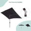 Parasol de marché rectangulaire 120 po x 78 po Doranda-1885327433