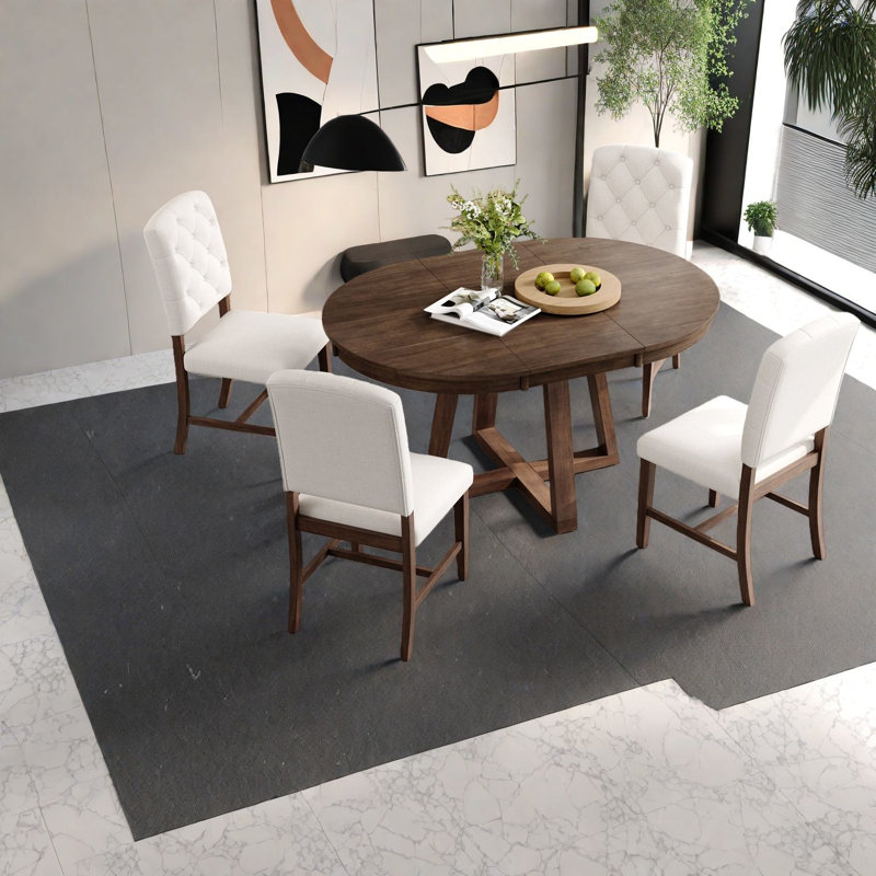 Dining Table Sets(must Include Both Table And Chair) Extendable Wood For Home