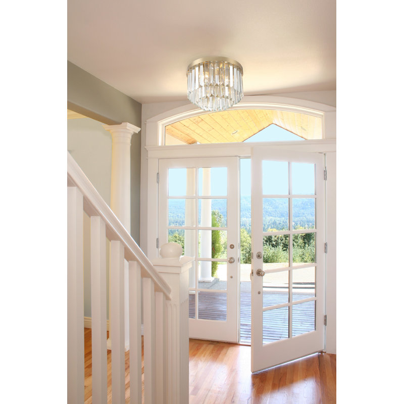 Cyprienne Glass Flush Mount