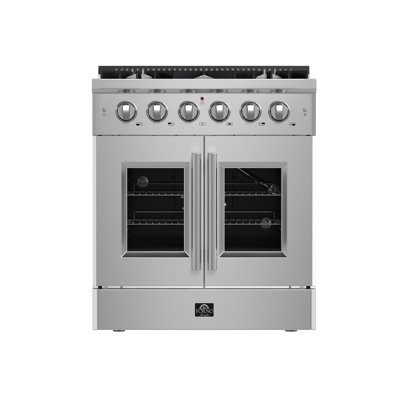 Cuisinière à gaz 30 pouces Galiano, 5 brûleurs 68 000 BTU, 4,32 pi³ Four