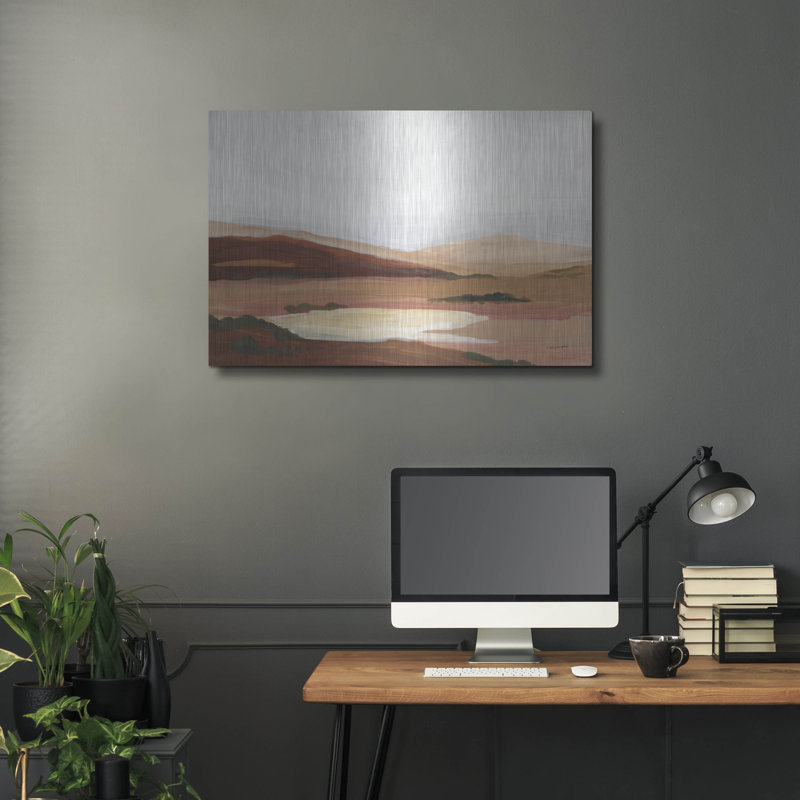  «Laurel Lowland 1» par Haley Knighten, art mural en métal, 36 po x 24 po, H 24 po x l 36 po