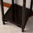Solid wood frame drawer round foot landing