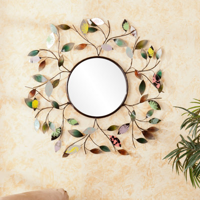 Hamar Metal Round Mirror