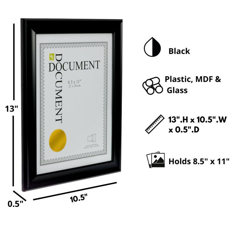 Hollansburg Black Matte Picture Frame