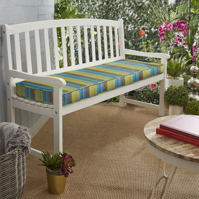 Sunbrella Outdoor 2'' Bench Cushion, 44" W x 19.5" D