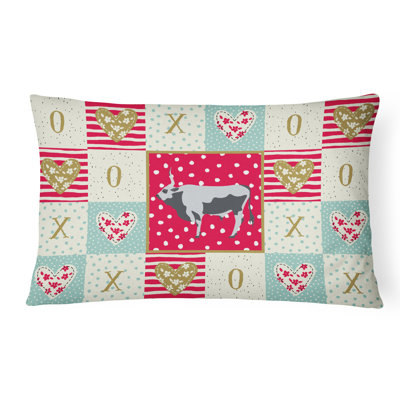  Coussin rectangulaire rembourré hongrois Cow Love