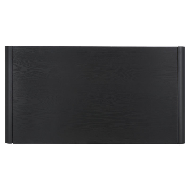 Omara 1 Shelf Coffee Table, Black