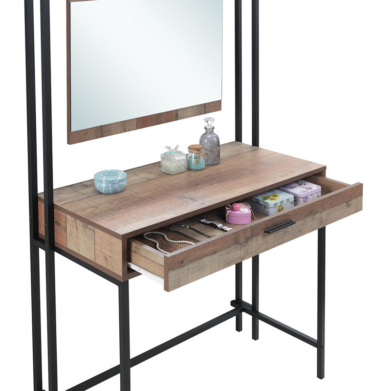 Juno Dressing Table with Mirror