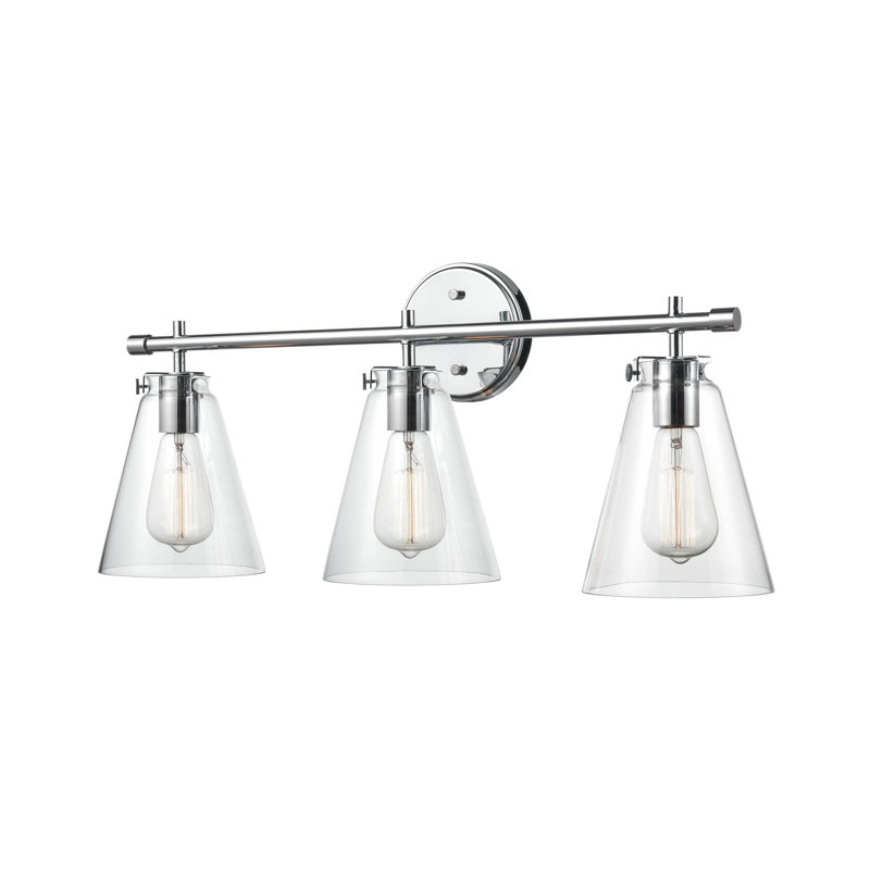 Mullinax 3 - Light Dimmable Vanity Light, Chrome