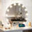 Abida Round Floor Mirror
