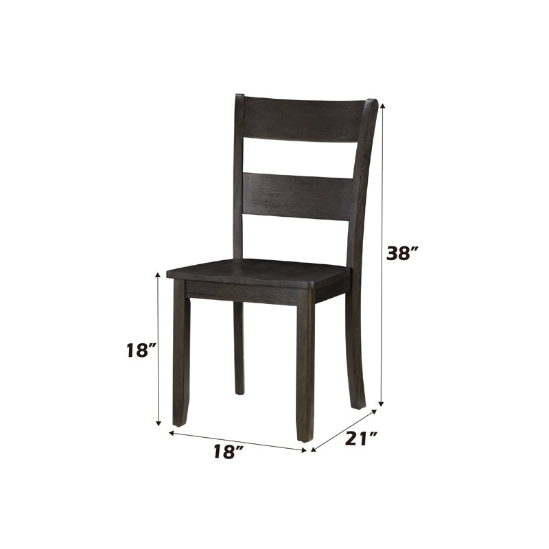 Chaises de salle à manger sans accoudoirs Anson