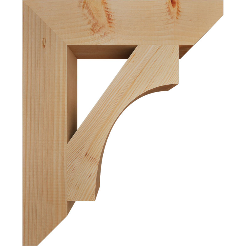 Support en bois Westlake, Sapin de Douglas, H 22 po x l 3,5 po x P 18 po