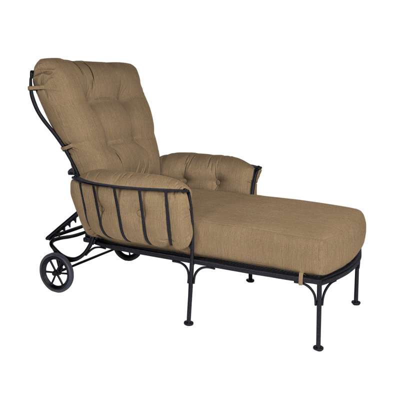 Monterra Outdoor Chaise Lounge, Sahara Cafe, Graphite