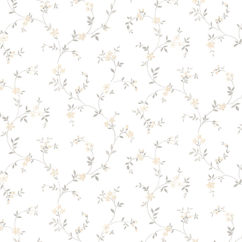 Rouleau de papier peint Twilley L 33 po x l 20,5 po, Beige / gris