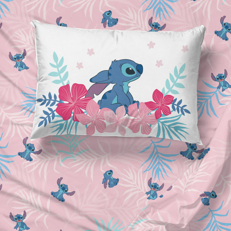 LiloStitchPD Dream Bed Set w/ Sham, Queen Comforter + 6 Additional Pieces