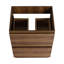 Meuble-lavabo de salle de bain 24 po avec tiroir double, brun, bois d'ingénierie, option armoire élégante avec tiroir brun
