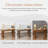 Natural Wood 63-Inch Console Table With Thick Top And Chunky Legs - Rustic Farmhouse Sofa Table For Entryway, Living Room, Or Hallway - Solid Wood Construction-125333883