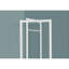 Portemanteau, portemanteau, autoportant, barre de suspension, vestibule, H 72 po, chambre à coucher, métal blanc, contemporain, moderne
