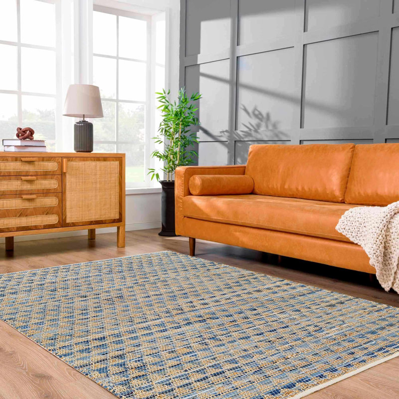 Geometric Indoor Rug, Rectangle 6' x 9'
