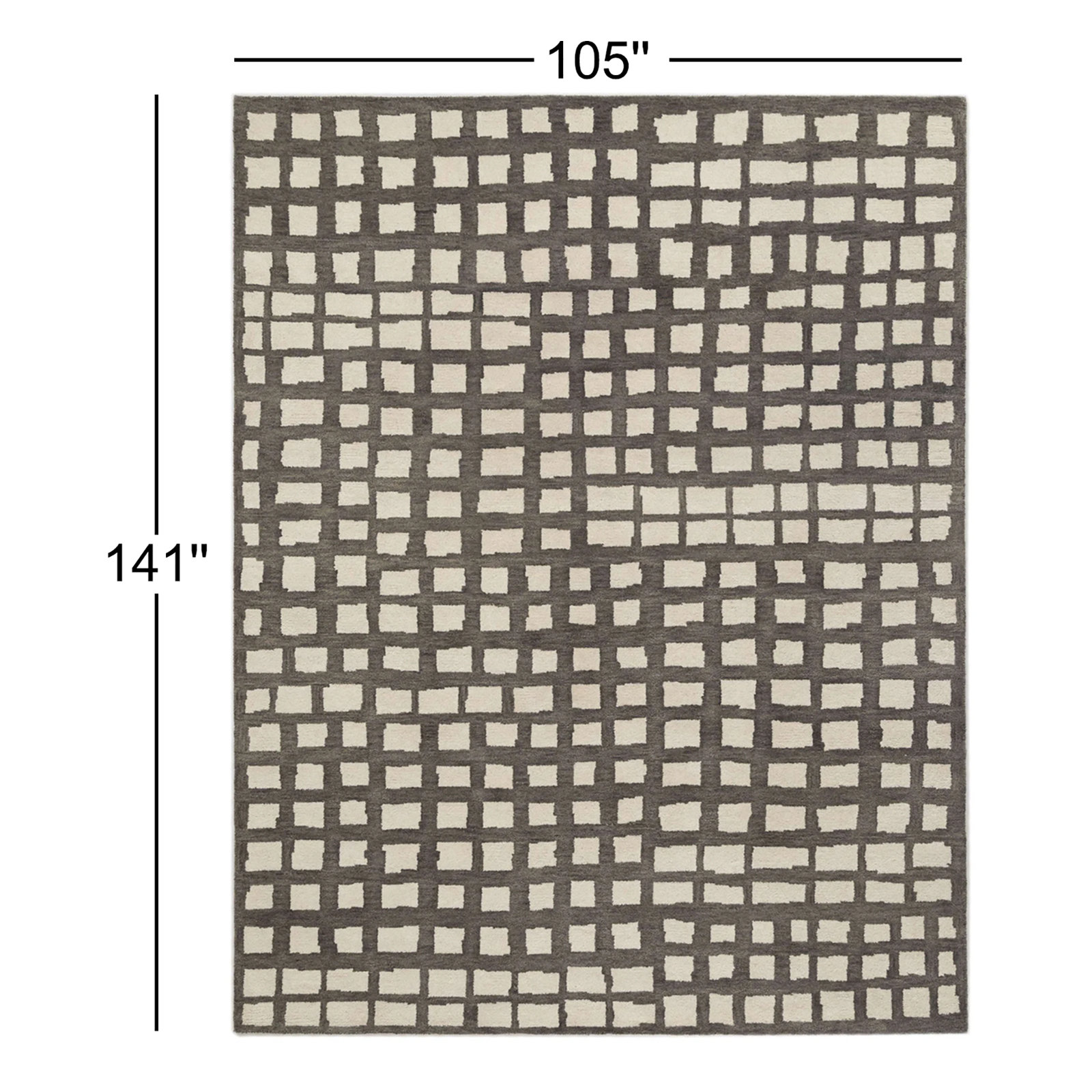 Lastra Hand-Tufted Wool Rug, Rectangle 8'9" x 11'9"