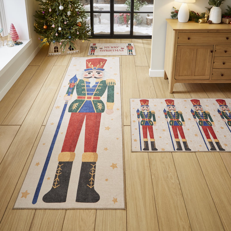 Abstract Flatweave Area Rug, Runner 61 x 230 cm
