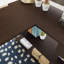 Bureau en L, finition brune