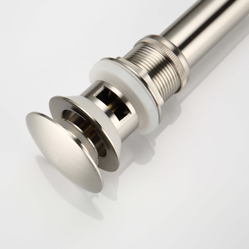 Bathroom Faucet with Drain Assembly, Brushed Nickel