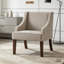 Chaise d'appoint moderne, fauteuil rembourré avec pieds en bois massif-1792602761-1792602756