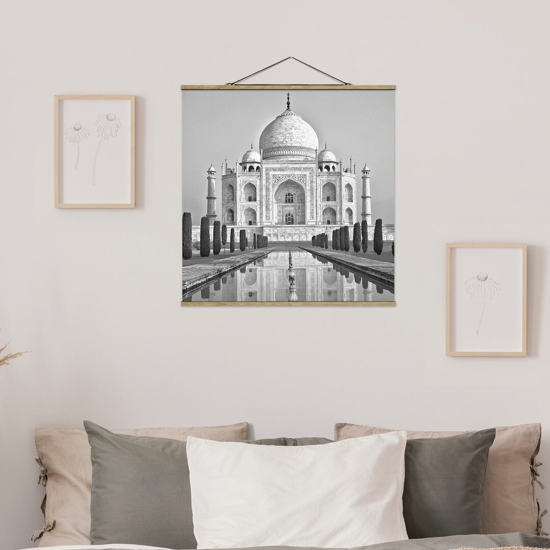 Poster Taj Mahal mit Garten