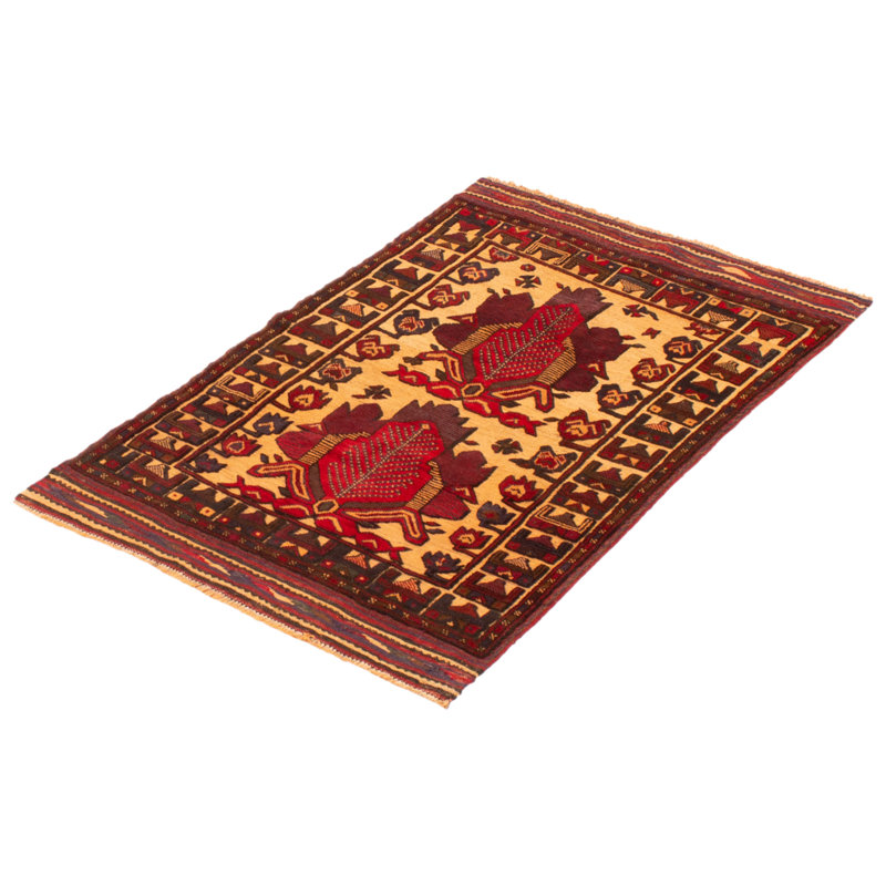 Tapis brun clair 3 pi 1 po x 4 pi 8 po Miruna