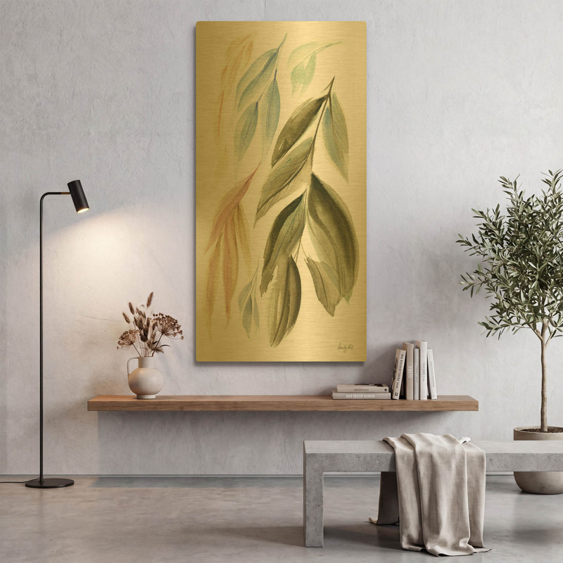" Leafy Cascade ", 24"x48"