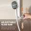 Ensemble de robinet de douche 4 fonctions avec douchette à main Functiom (valeur brute incluse)-104845184