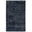 Azuma Hand Knotted Wool Geometric Area Rug in Dark Blue/Light Gray-1523411811