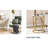 20” Round End Table, Modern Marble Side Table With Gold Metal Frame, And Gold Accent Table, 26-Inch Tall Narrow Nightstand