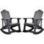 Chaise Adirondack berçante d'extérieur FCR2-69819421