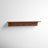 Shea Poplar Solid Wood Floating Shelf with Hooks-1723098286