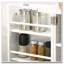 Armoire de rangement pour garde-manger de 41 po de hauteur avec 41 tablettes à 5 niveaux, 12 étagères à épices