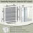 Aluminum Medicine Cabinet with Beveled Mirror, Assembly Needed, Recessed/Wall Mount,Side Mirror, Reversable Door-965205619