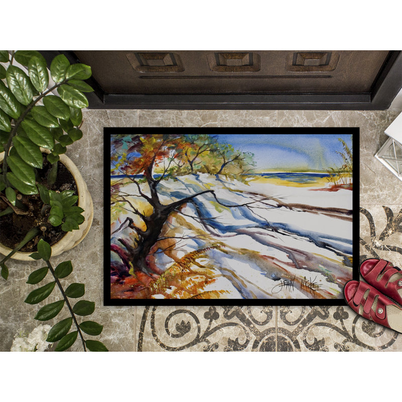 Tapis de porte d’intérieur anti-dérapant Clarwin, Rectangle 2 pi x 3 pi