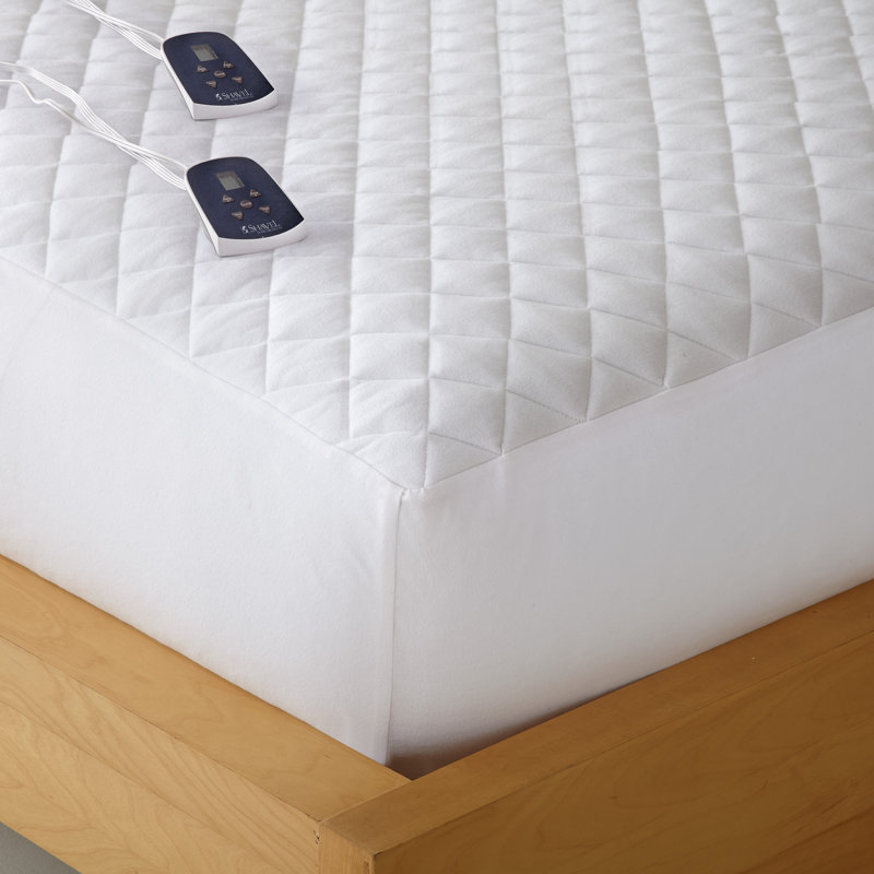 Protège-matelas électrique blanc, Très grand californien