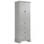 Storage Cabinet With 2 Doors And 4 Drawers For Bathroom, Office, Adjustable Shelf, MDF Board With Painted Finish-1400213241