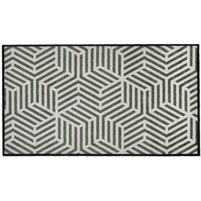 Aretzy Recylon Geo Kitchen Mat