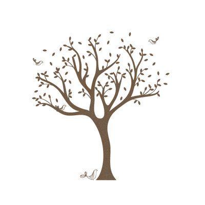Décalcomanie murale arbre tweet
