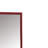 Varsha Rectangle  Glossy Burgundy Mirror-1445506115
