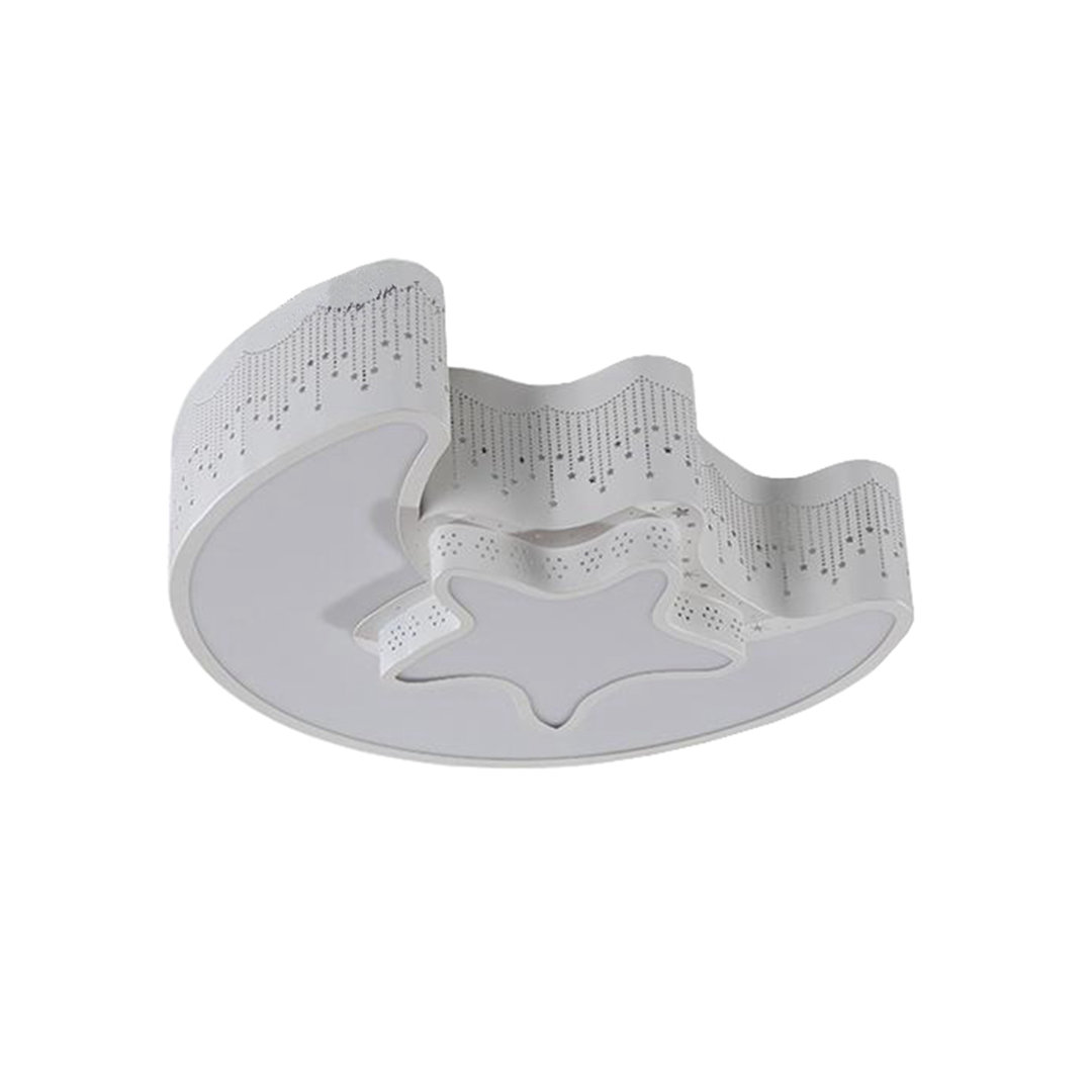 Star Moon Kid's Room Ceiling Light Creative Baby Bedroom Gemma Violet