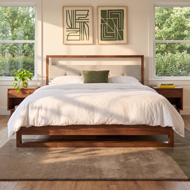 Borough Upholstered Platform Bed, King