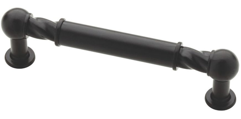 (Paquet de 5) Poignée en sisal plat de 3 3/4 po noir
