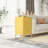 Union Single door End Table 2 Tier Narrow Side Table with Metal Frame Multifunctional Home Table Easy to Assemble Adjustable partitions Single Door Coffee Table-492628964