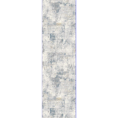 Tapis ivoire à motif abstrait Matsuda