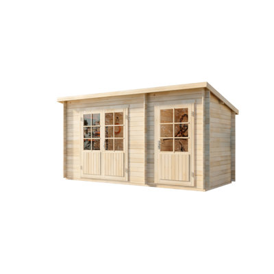 457 cm x 214 cm Gartenhaus Estelle